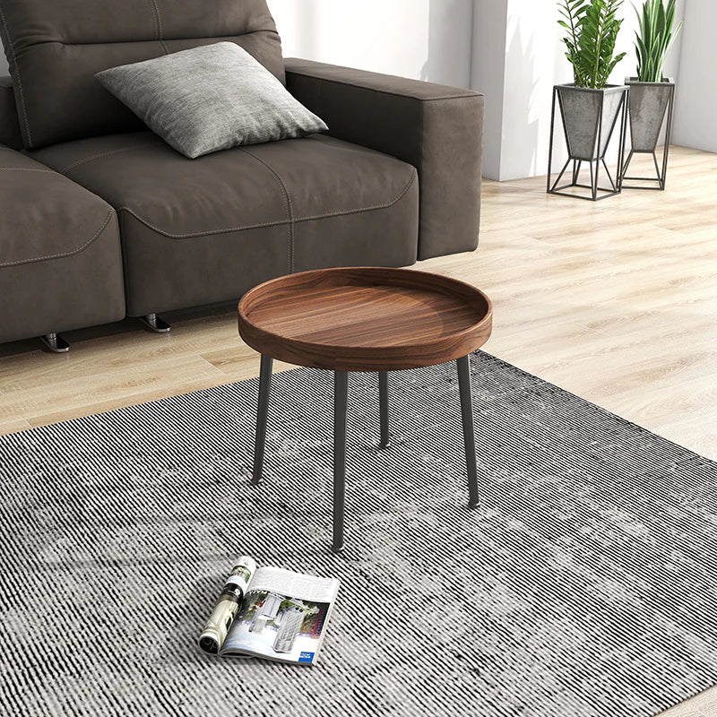 Nordic Modern Minimalist Round Coffee Table Set
