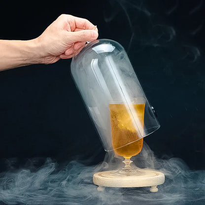 Acrylic Smoked Glass Cocktail Smoking Dome Tool