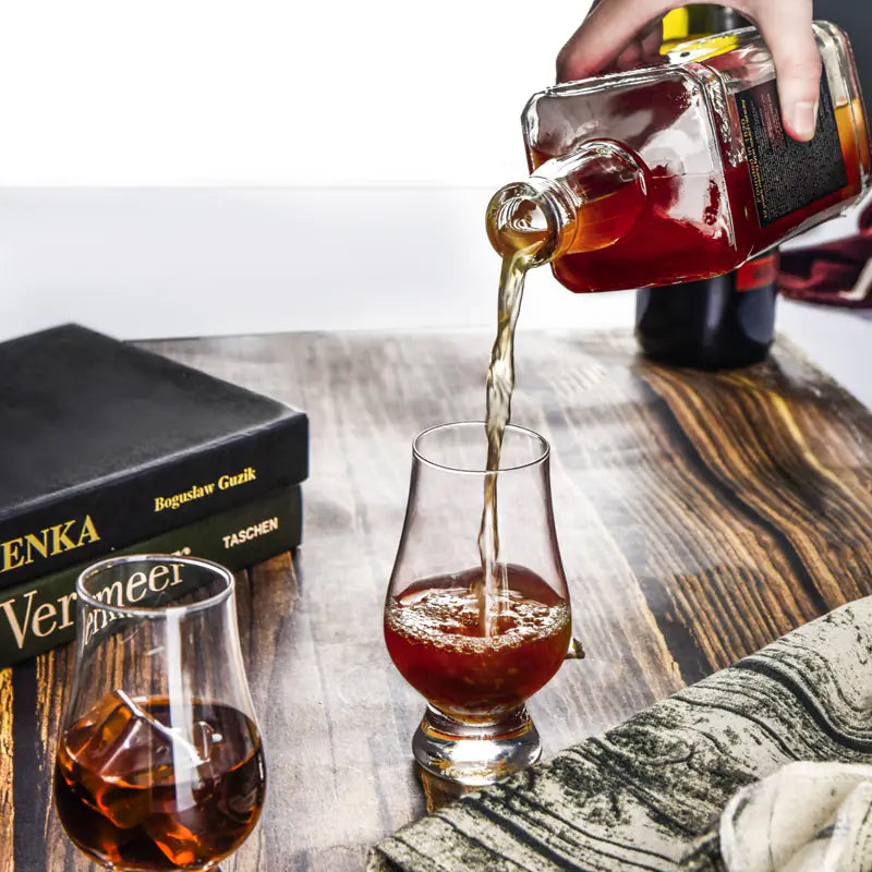 Whiskey Tasting Glass, 185ml Lead-Free Crystal Snifter for Spirits & Wine