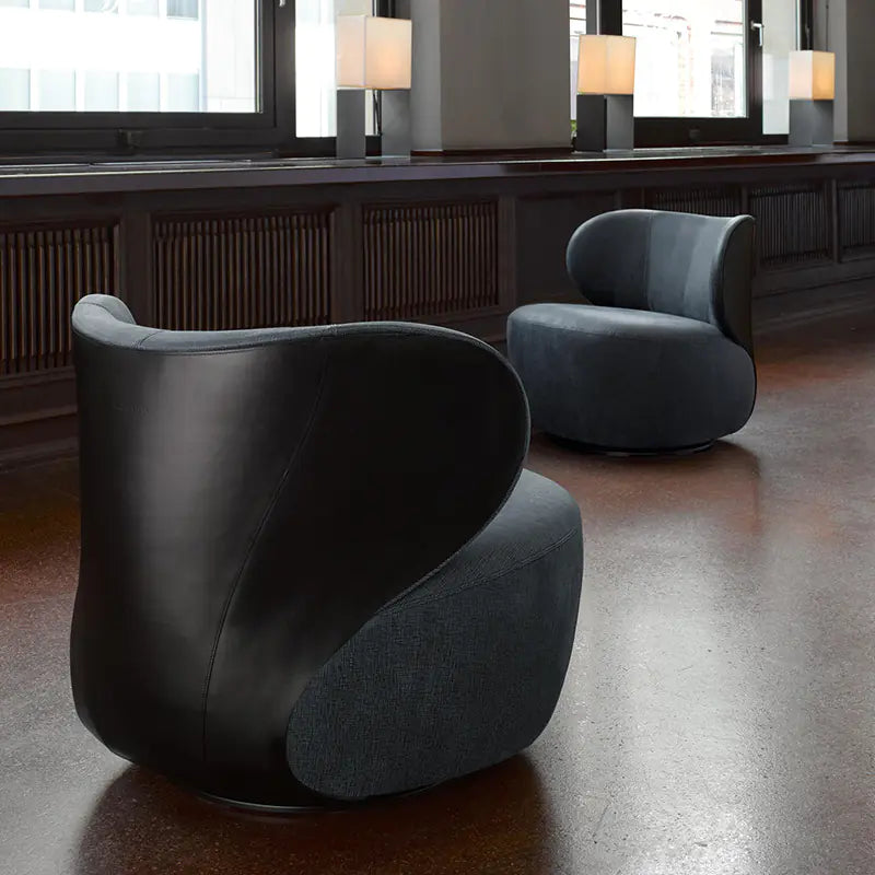 Compact Modern Minimalist Swivel Sofa Armchair