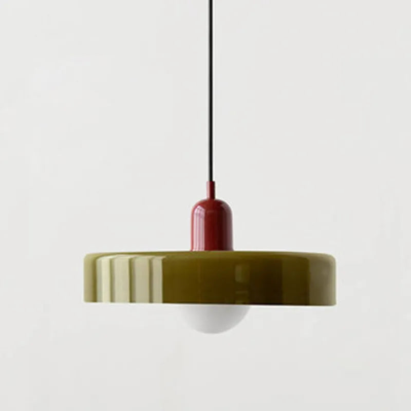 Modern Glass Chandelier in Multiple Colors