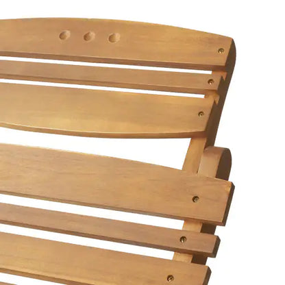 Wooden Chaise Lounge Chair, Outdoor Reclining Patio Lounger