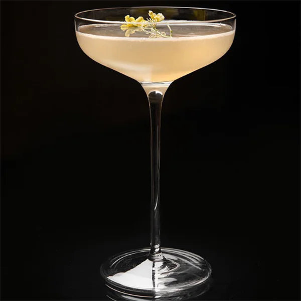 Lead-Free Crystal Martini Glass, 230ml Wide Bowl Cocktail Glass