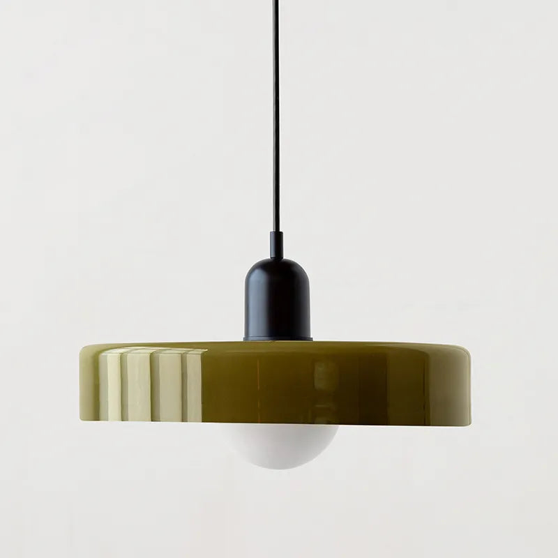 Modern Glass Chandelier in Multiple Colors