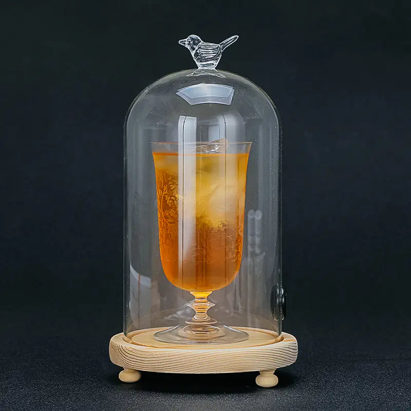 Acrylic Smoked Glass Cocktail Smoking Dome Tool