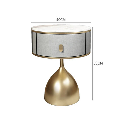 Luxury Unique Gold Nightstand