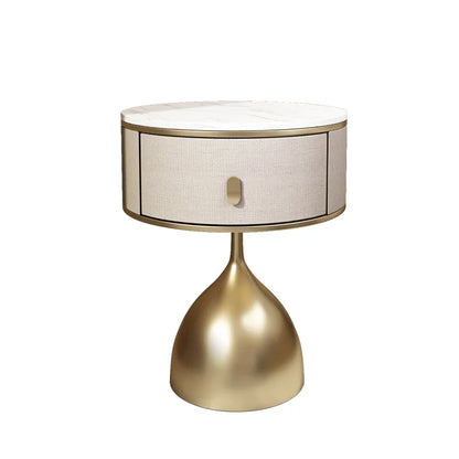 Luxury Unique Gold Nightstand