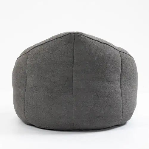 Grey Bean Bag Chair, Modern Single Sofa Chair with Footrest