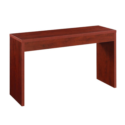 48” Modern Console Table, Cherry Entryway Console for Hallway
