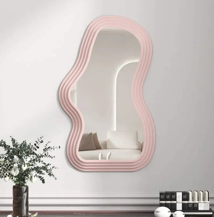 Cloud Wave Makeup Mirror Ripple & Curve Decorative Vanity Mirror