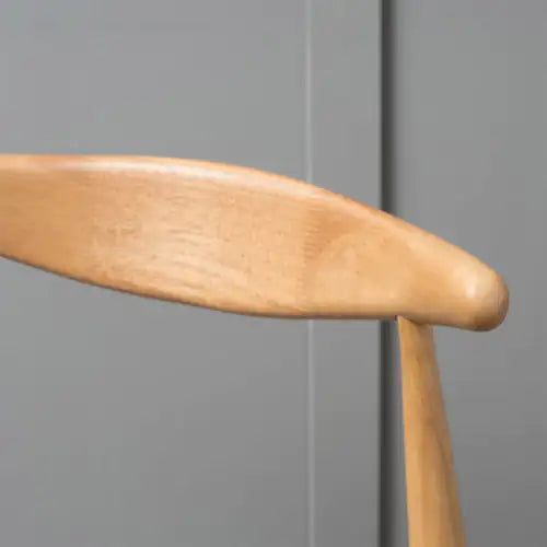 Beige Set of 2 Modern Dining Chairs - Mid Century Chair, Wood Chair