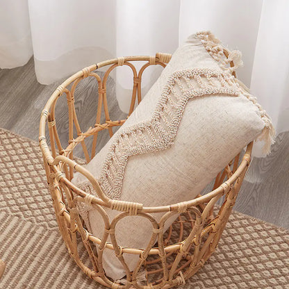 Hand Woven Bohemian Cotton Sofa Pillow Cushion