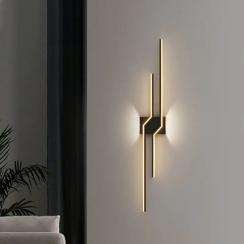 Minimalist Long LED Wall Lights, 60–80cm - Beside Light