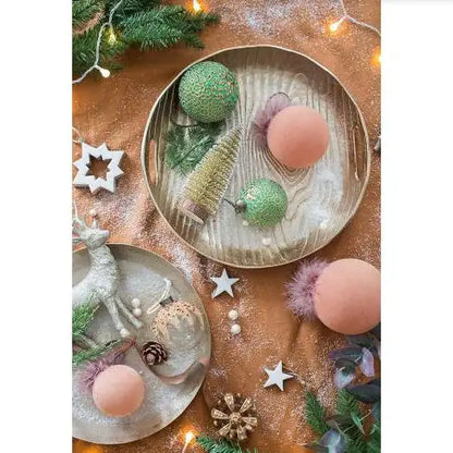 Set Of 12 Christmas Ball Ornaments,  Christmas Tree Glass Ornaments