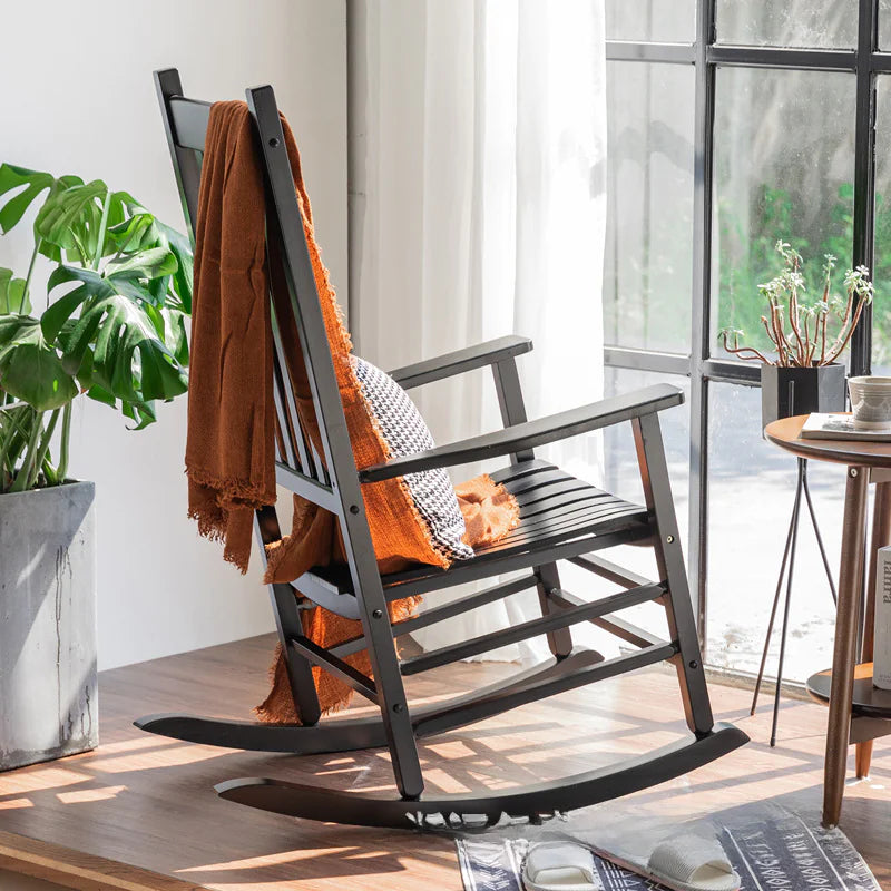 Solid Wood Outdoor Rocking Chair – Patio Chair for Garden