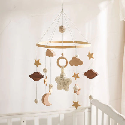 Star and Moon Crib Mobiles for Baby Nursery - Baby Mobile for Cot