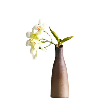 Chinese Vintage Ceramic Zen Flower Vase