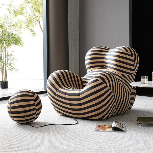 Cotton Ice Silk Lazy Sofa – Oversized Design