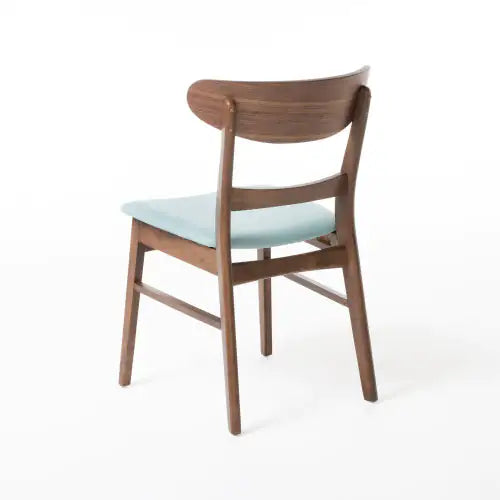 Mint Fabric Dining Chairs Set of 2