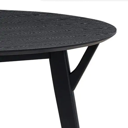 42" Wood Round Dining Table, Mid Century Dining Table