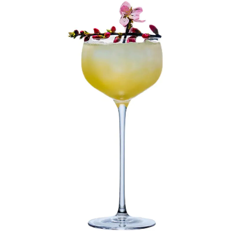 Japanese Handmade Highball Glass, Crystal Cocktail Tumbler 200ml