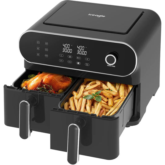 Dual Basket 11 Qt Large Digital Air Fryer