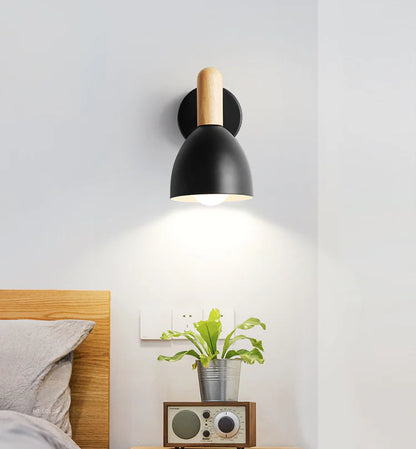Nordic Bedroom Wall Lamp - Modern Single Head Beside Light