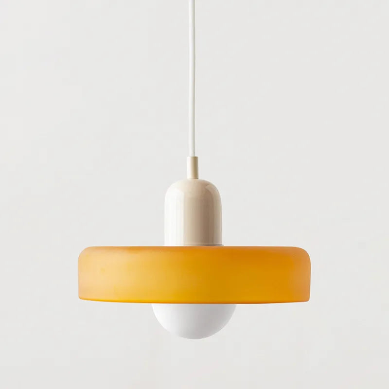 Modern Glass Chandelier in Multiple Colors