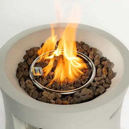 19.7” Small Propane Fire Pit Table – Minimalist Outdoor Gas Fireplace