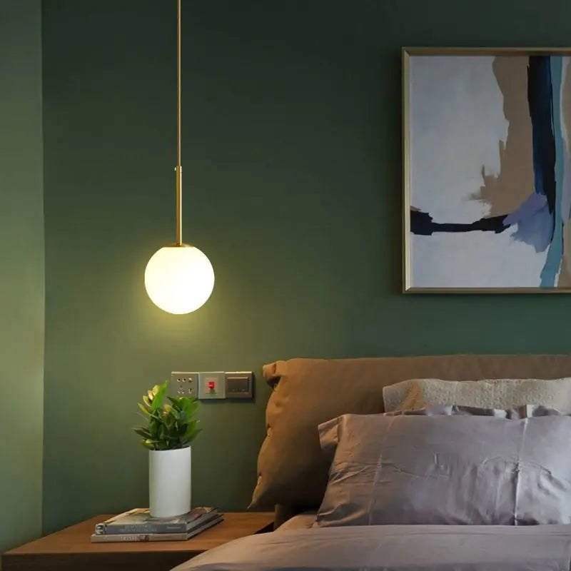 Glass Ball Modern Nordic Pendant Light
