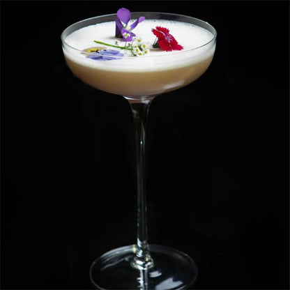 Lead-Free Crystal Martini Glass, 230ml Wide Bowl Cocktail Glass