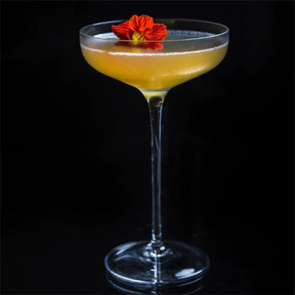 Lead-Free Crystal Martini Glass, 230ml Wide Bowl Cocktail Glass