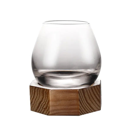 Diamond Octagonal Crystal Whiskey Glass Tumbler, Luxury Barware