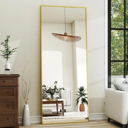 21"x56" Full Length Mirror with Gold Frame - Floor Length Mirror