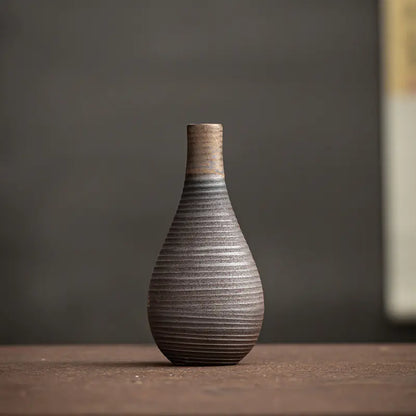 Rustic Vintage Ceramic Vase for Zen Spaces