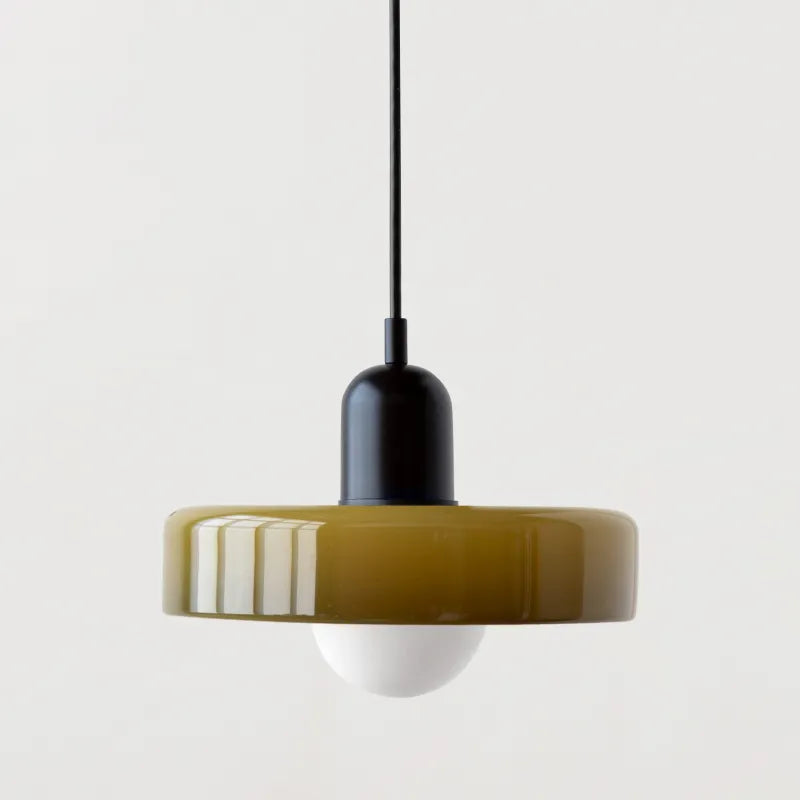 Modern Glass Chandelier in Multiple Colors