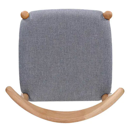 Gray Set of 2 Modern Dining Chairs - Mid Century Chair, Wood Chair