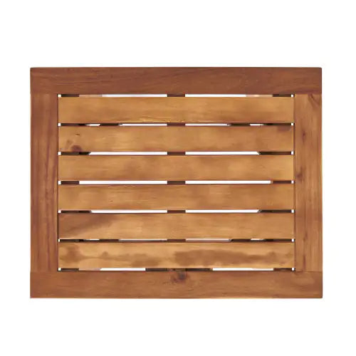 19" Compact Acacia Wood Tea Table - Teak