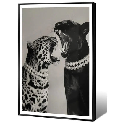 Vintage Wall Art - Black and White Wall Art - Animal Wall Art