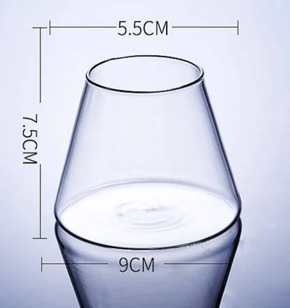 Mount Fuji Cocktail Glass, 280ml and 350ml Borosilicate Bar Glass