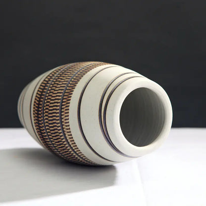 Set of 3 Minimalist Ceramic Vintage Vases