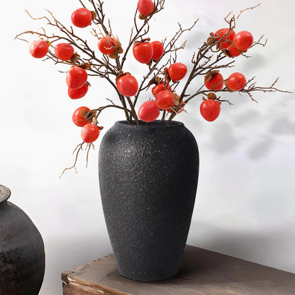 Large Rustic Ceramic Farmhouse Vase – 10”