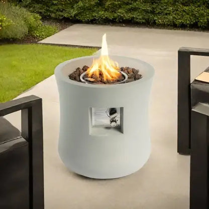 19.7” Small Propane Fire Pit Table – Minimalist Outdoor Gas Fireplace