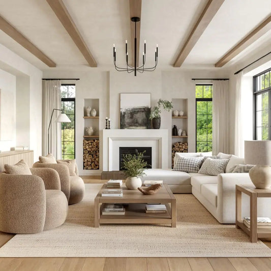 2x3 Area Rug - Hand Woven Jute and Cotton Neutral Rug for Living Room