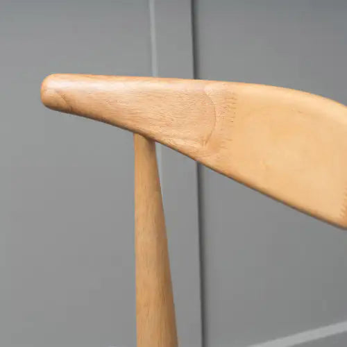 Gray Set of 2 Modern Dining Chairs - Mid Century Chair, Wood Chair