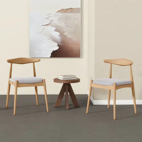 Modern Upholstered Dining Chairs Set of 2
