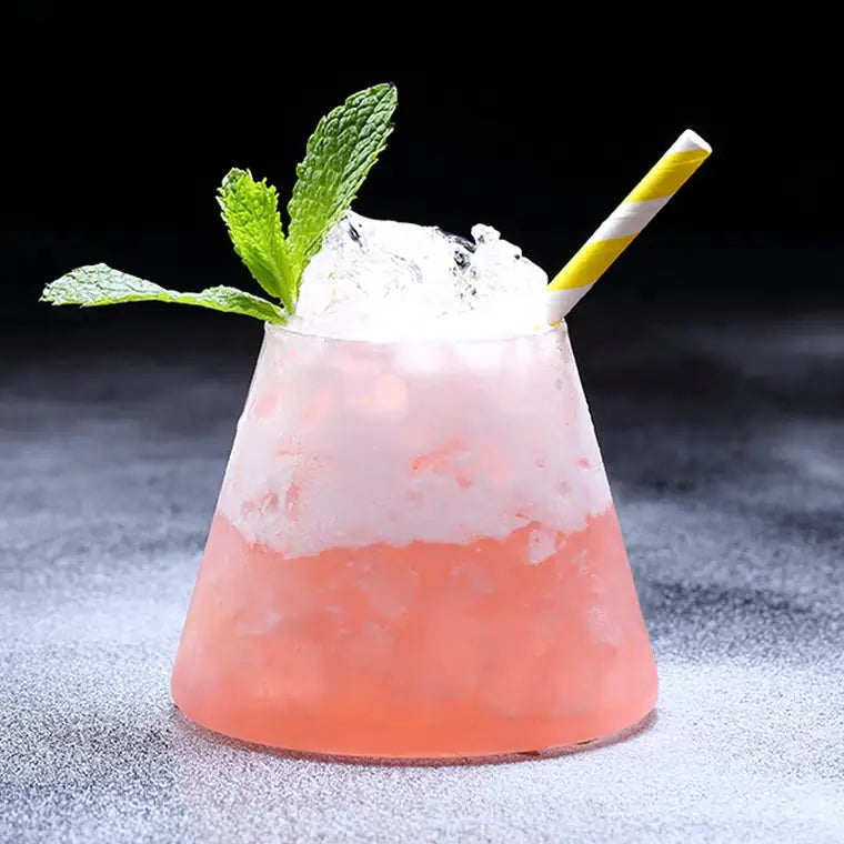 Mount Fuji Cocktail Glass, 280ml and 350ml Borosilicate Bar Glass