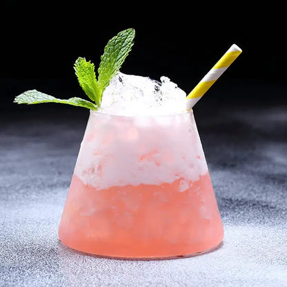Mount Fuji Cocktail Glass, 280ml and 350ml Borosilicate Bar Glass