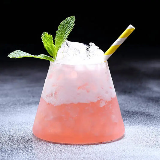 Mount Fuji Cocktail Glass, 280ml and 350ml Borosilicate Bar Glass