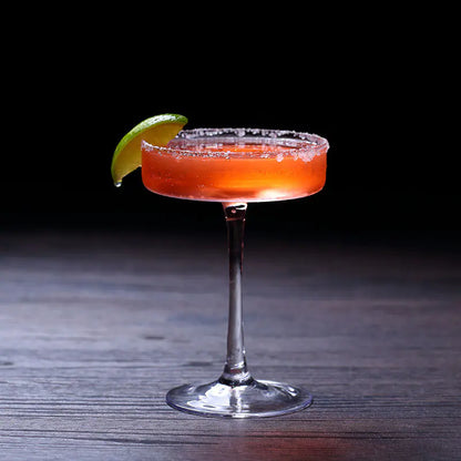 Lead Free Crystal Cut Martini Glass, 145ml Classic Cocktail Glass